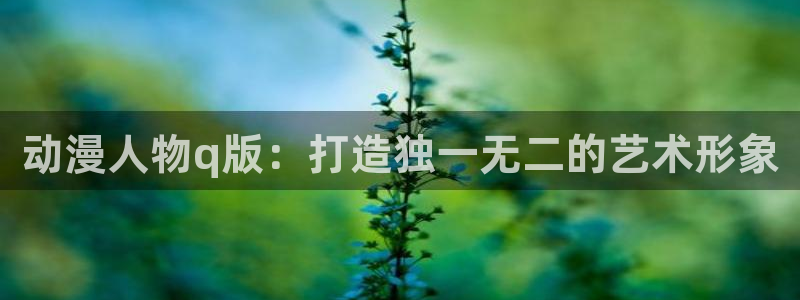 风车动漫车：动漫人物q版：打造独一无二的艺术形象